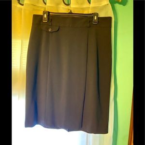 COUNTERPARTS 🦋 Black Skirt with Back Slit